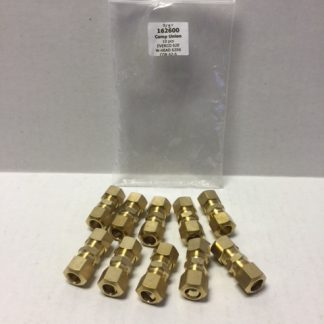 3/8'' x 3/8'' Compression Union Brass Compression Fitting Bag Of 10 Pcs