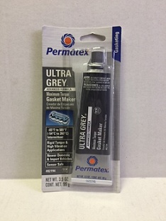 Permatex Grey Silicone (Gasket Maker) Box Of 1 Tube 3.5 Oz.