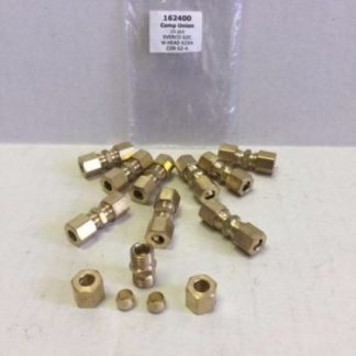 1/4'' x 1/4'' Compression Union Brass Compression Fitting Bag Of 10 Pcs