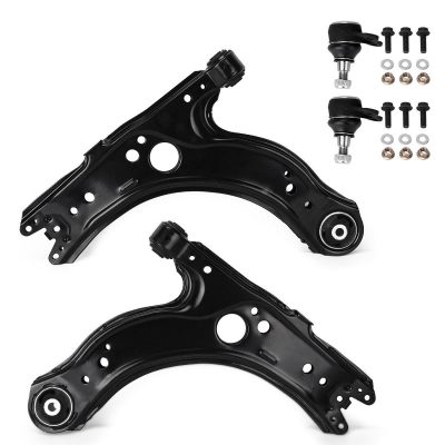 4X Front Lower Control Arms For 1999 2000 2001 2002 2003 2004-2010 VW Jetta Golf