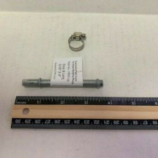5/16"Fuel Line Push Connect to Hose Beading W/Clamp 4"