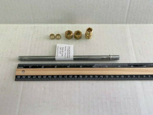 3/8" Fuel Line Push Connect to W/Compression Fitting 8"