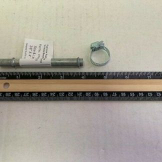 3/8"Fuel Line Push Connect to Hose Beading W/ Clamp 4"