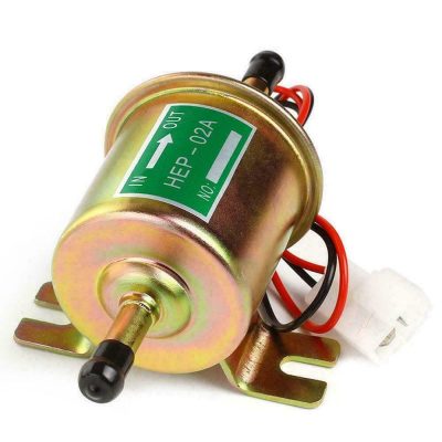 Universal Electric Fuel Pump 4-7 PSI 12V Low Pressure Gas Diesel Inline HEP-02A FPXE012