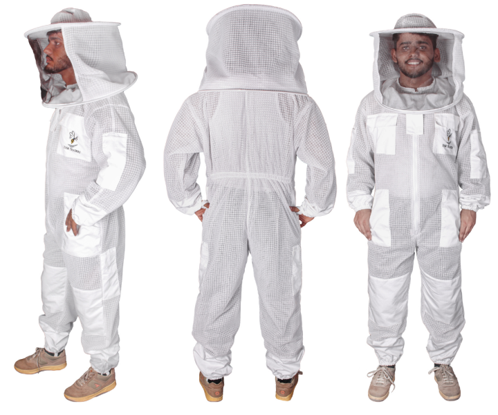 Full-body beekeeping suits