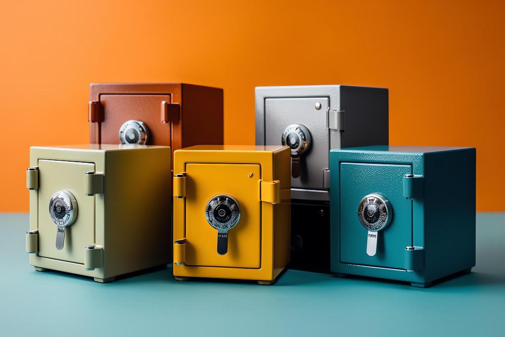 5 Colored Safes