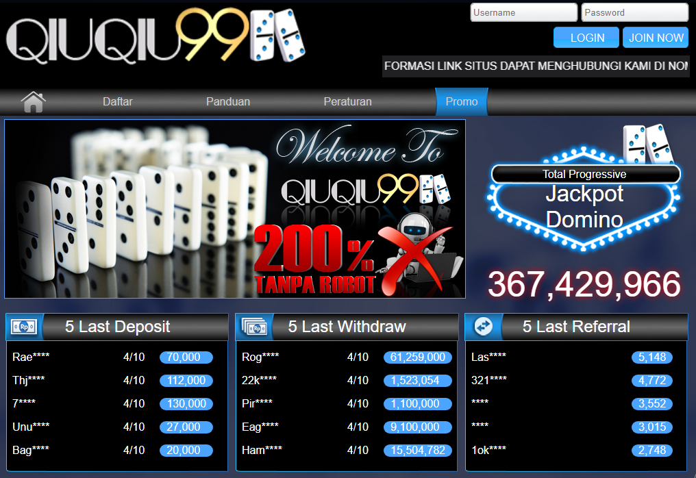QiuQiu99 – Situs Perjudian Resmi Domino QQ Online Terpercaya