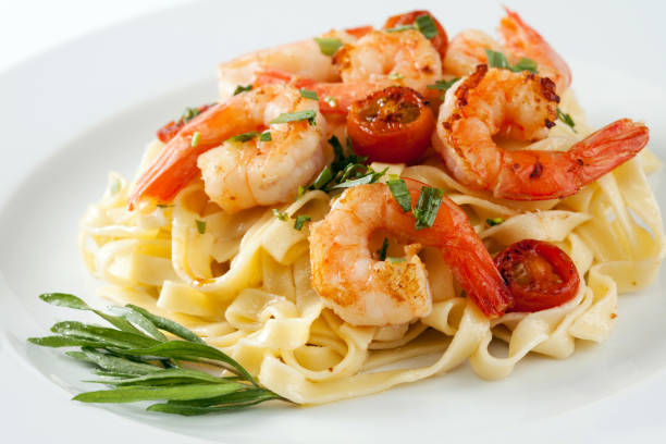 Shrimp Scampi Fettuccine