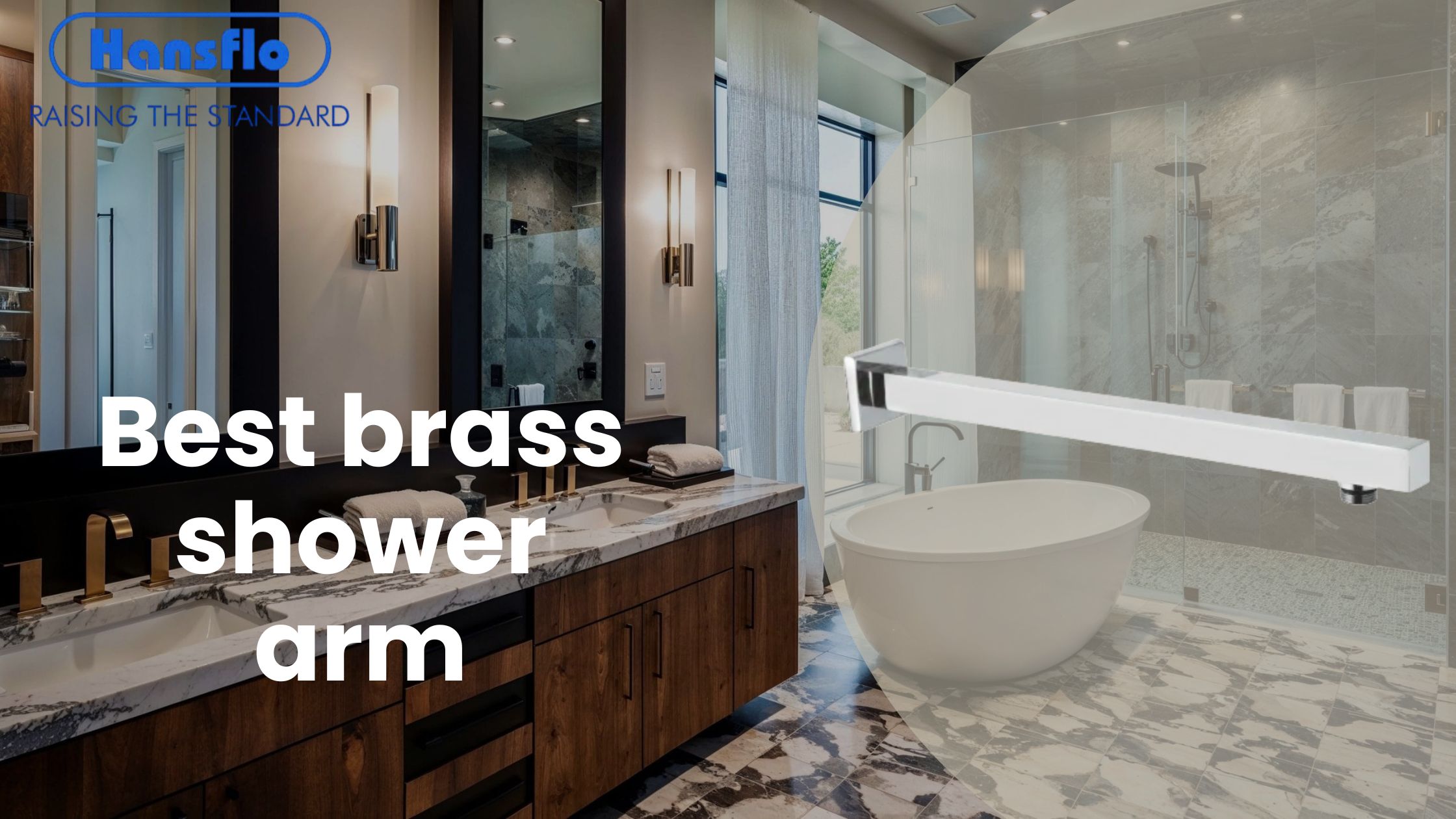 best brass shower arm