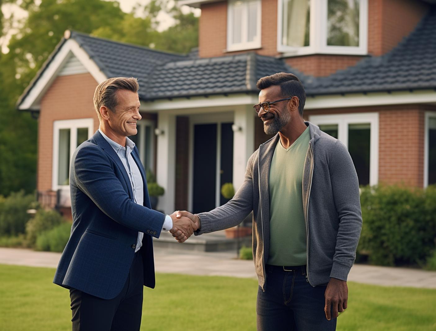 Medium Shot Man Working as Real Estate Agent