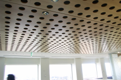 Acoustic wood wall panels