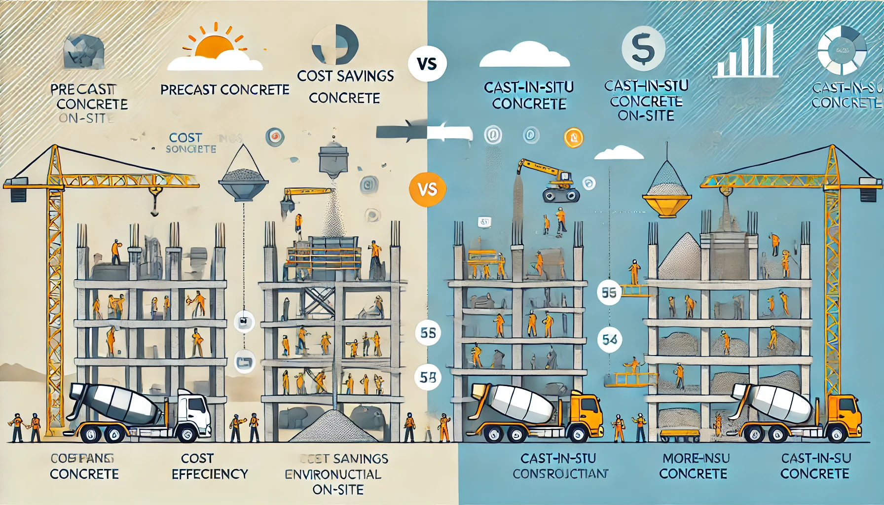 Precast vs. Cast-In-Situ Concrete Cost Savings Analysis