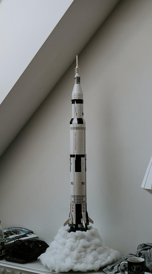 Model rocket paint