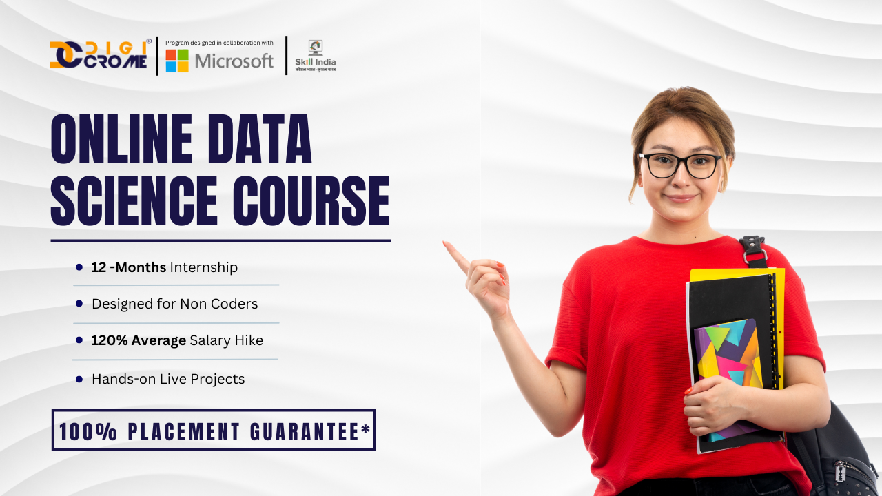 Most Exclusive Online Data Science Course with 12 Month Internship: Get Trained with Highly In-Demand Tools | Digicrome