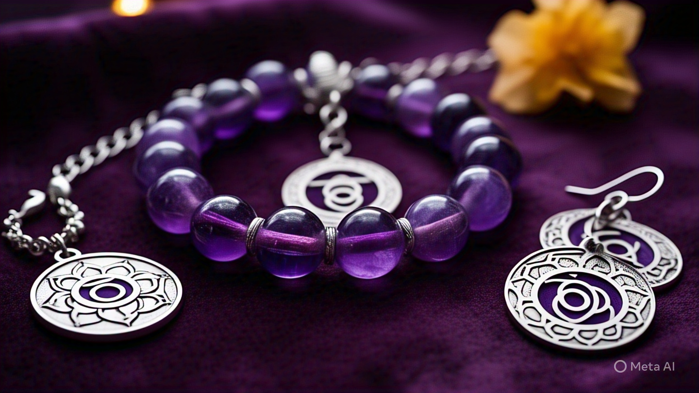 Amethyst Jewelry and the Crown Chakra Connection