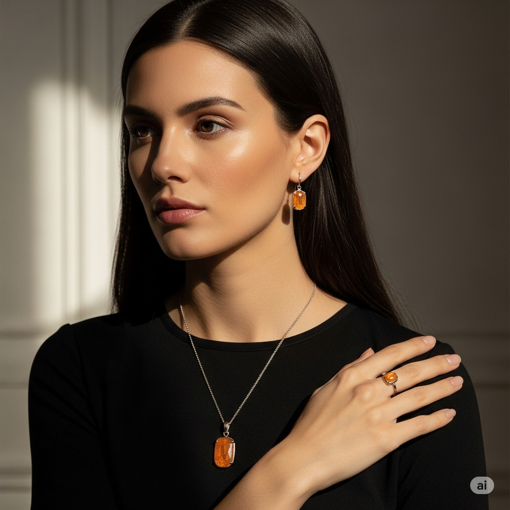 The Unique Allure Of Orange Kyanite Jewelry