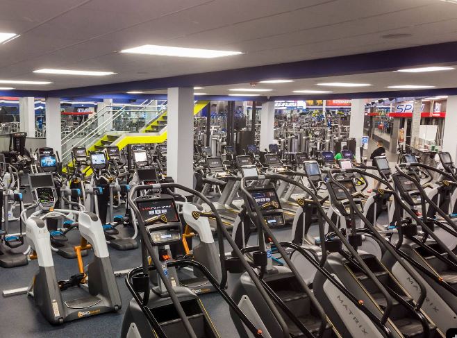 fitness center in shirley