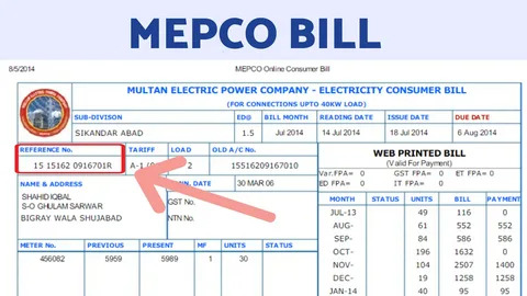 How to Check MEPCO Bill History Online
