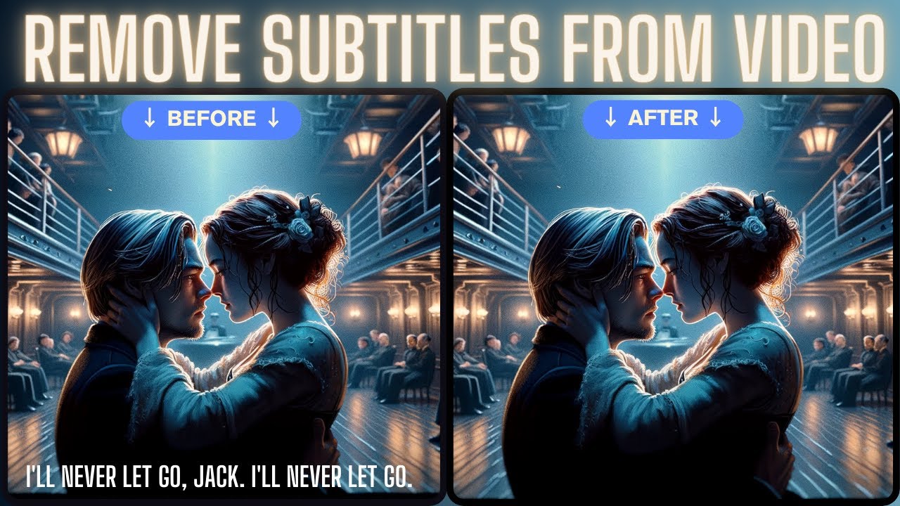 Remove subtitles from video