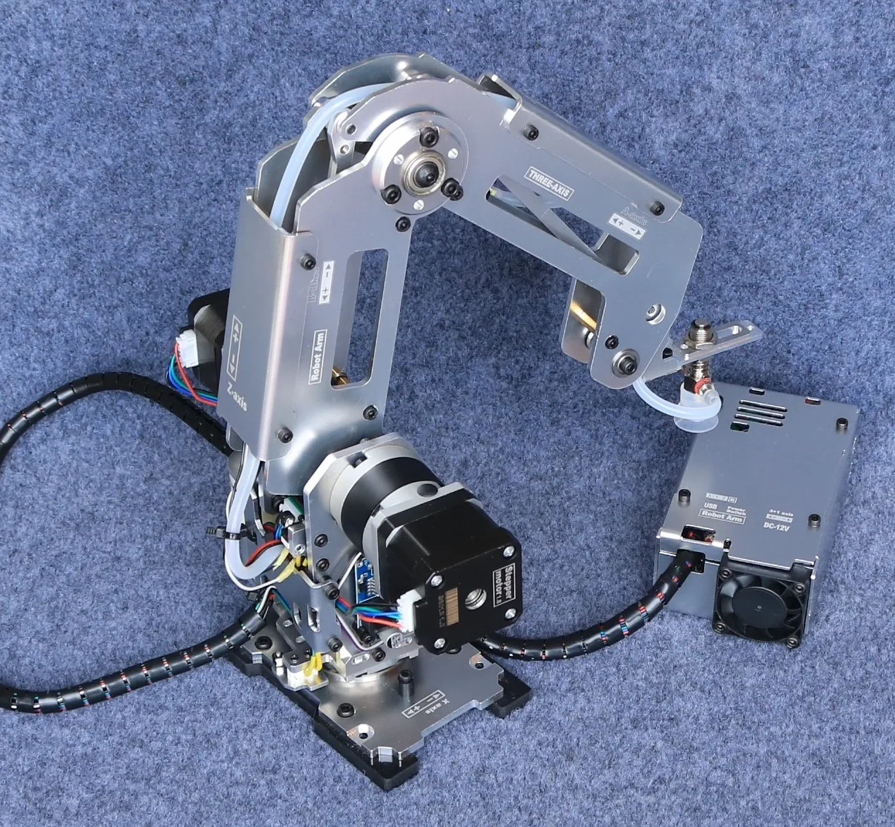 stepping robot arm
