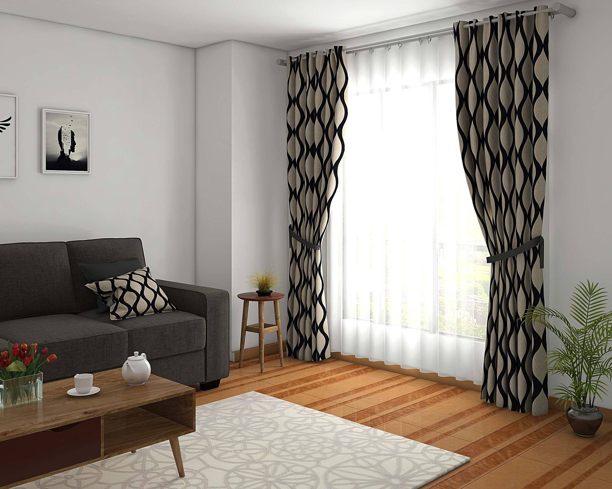 Luxury Living Room Interior Designers in Hyderabad4