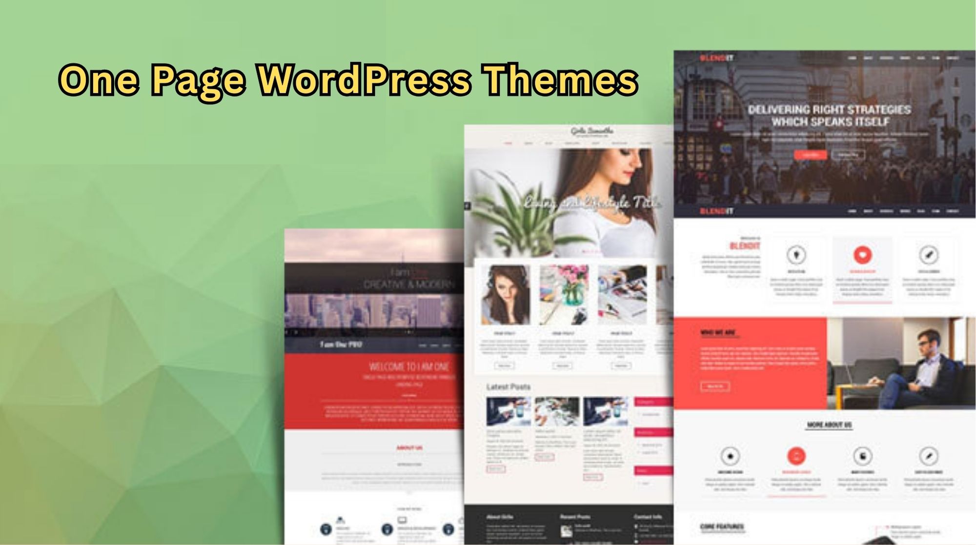 Which One Page WordPress Themes Attract More Client in 2025?