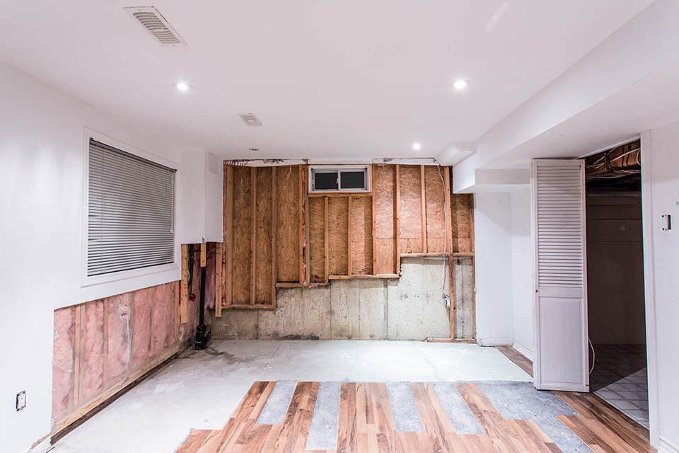 flood in basement