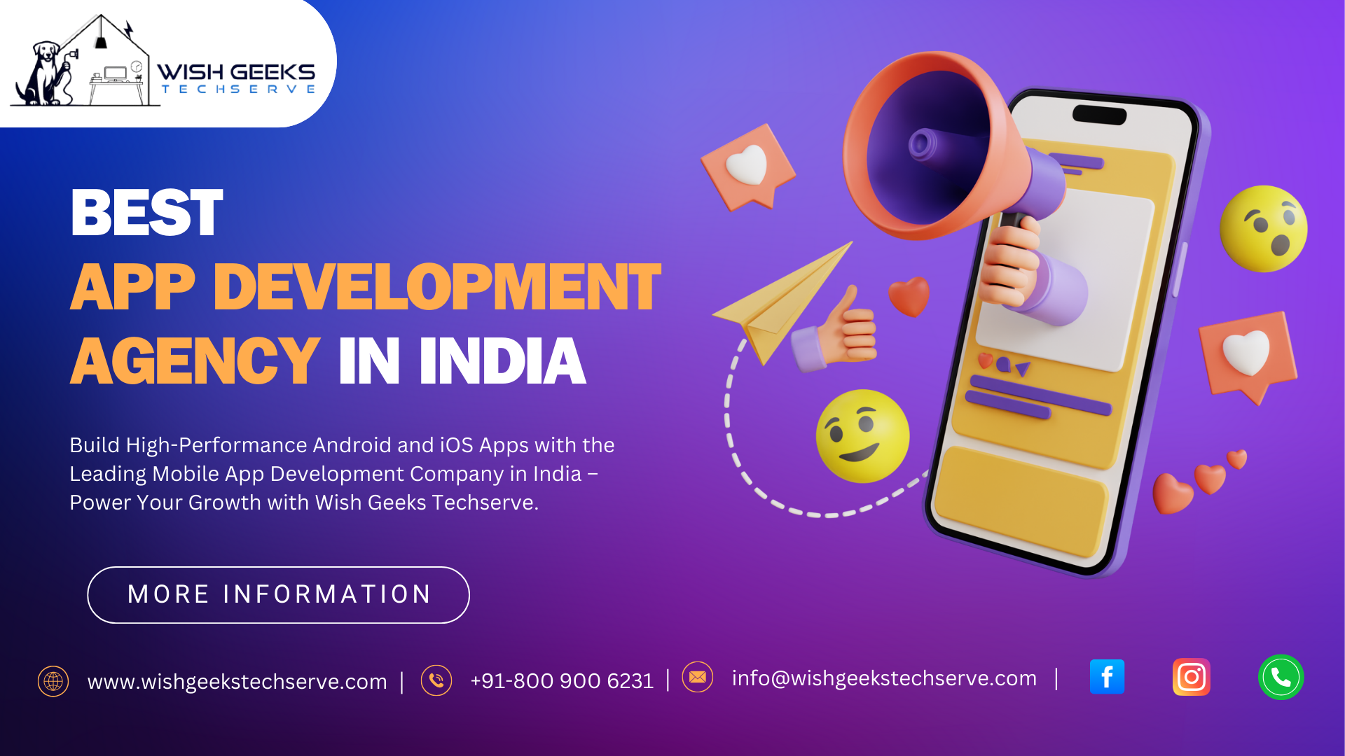 Choose the Best App Development Agency in India for Your Business Growth—Wish Geeks Techserve