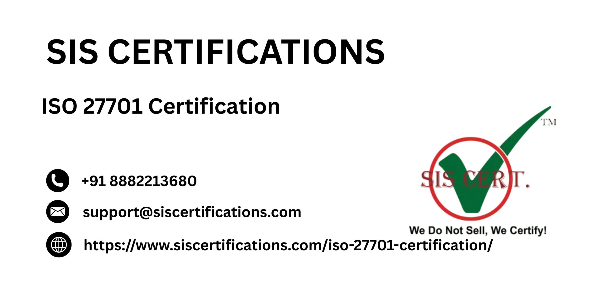 ISO 27701 Certification