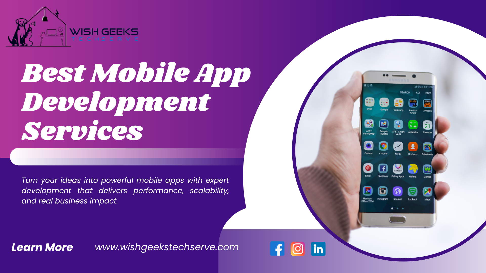 Top Mobile App Development Company in India for Android & iOS – Wish Geeks Techserve