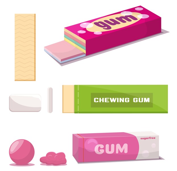 bubble gum packaging