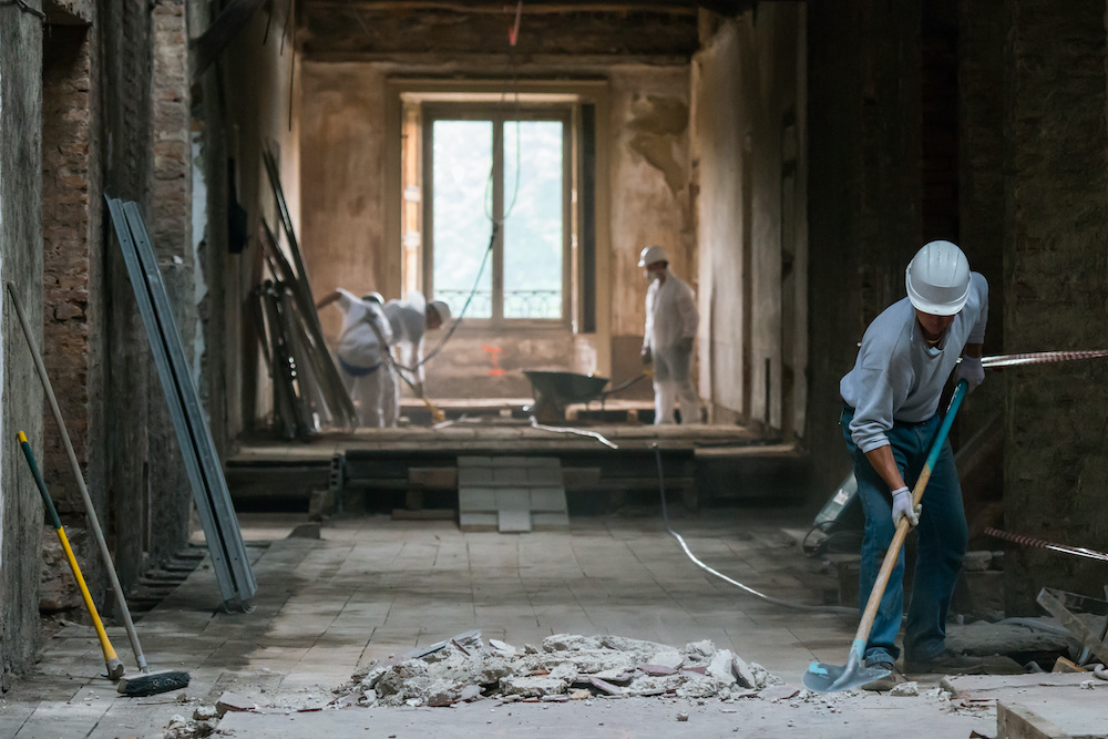 ceiling water damage Burlington