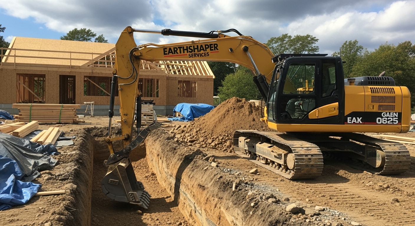 residential excavation Oxford MA
