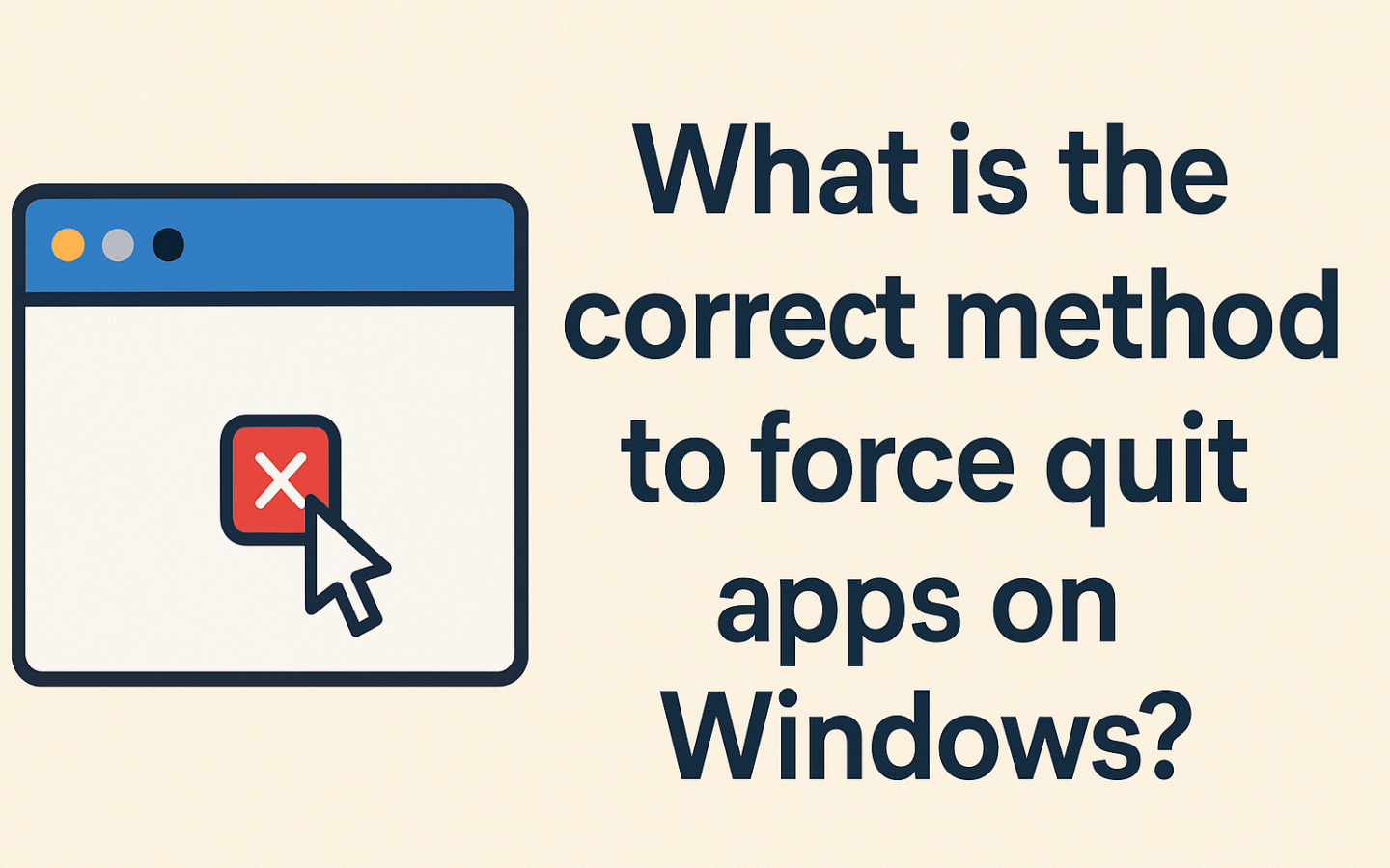 force quit apps on Windows