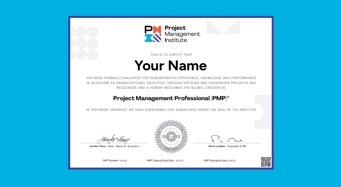 project management professional certification
