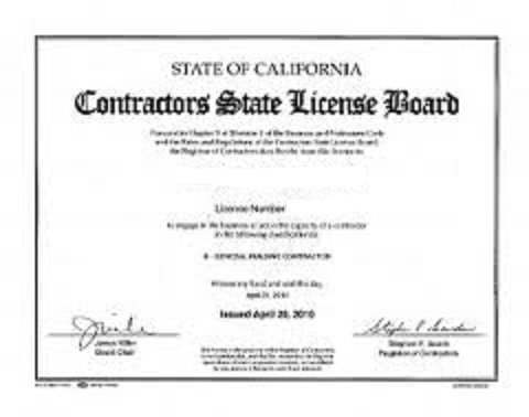 contractors license